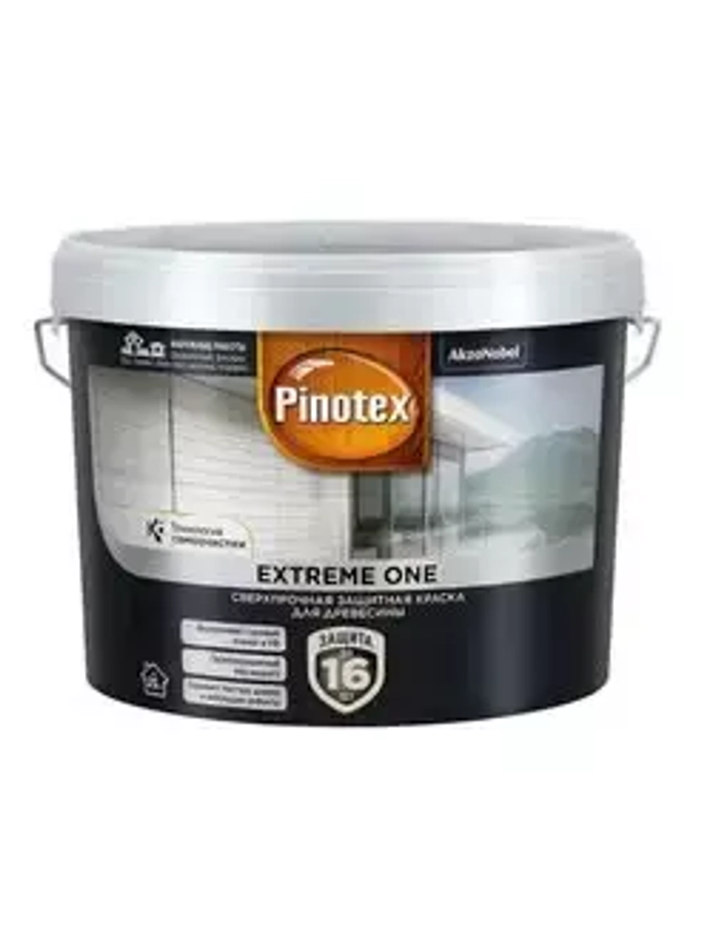 Пропитка декоративная для защиты древесины Pinotex Extreme One база BC полуматовая 2,35 л