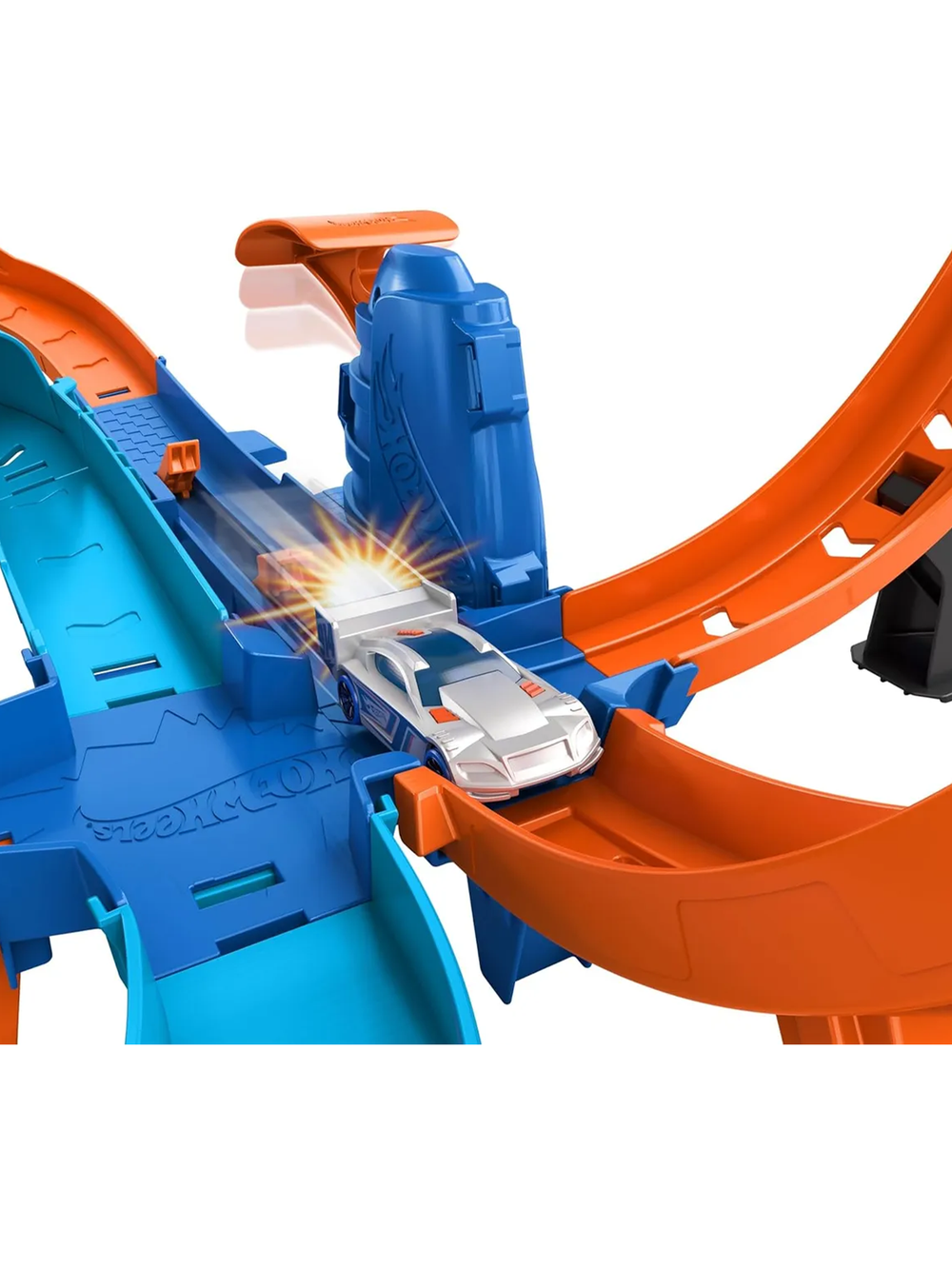 Игровой набор Хот Вилс Взрывной запуск HXR71 | Hot Wheels Ultra Hots Blast Launch Face-Off | трасса и 2 машинки 4+