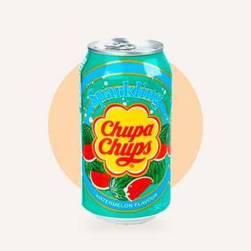 Газированный напиток Chupa Chups со вкусом арбуза, 345 мл (Корея)