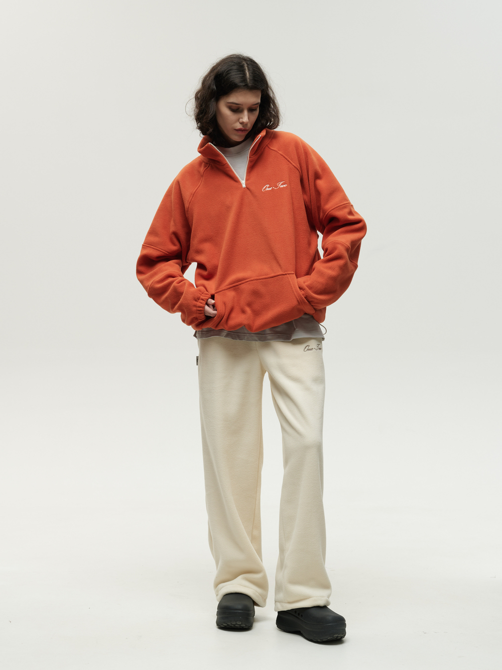 Drawstring Sweatpants Cream