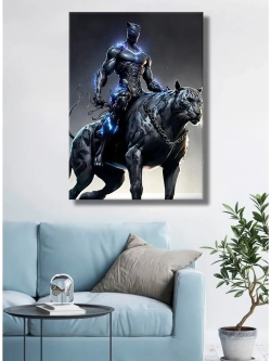 Картина Король и Тигр для интерьера 30х40см 1шт.