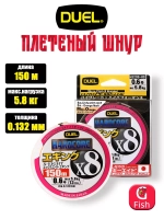 Плетеный шнур для рыбалки Duel PE Hardcore X4 Eging