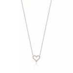 Подвеска из розового золота с бриллиантами, Tiffany 💠 Diamond heart