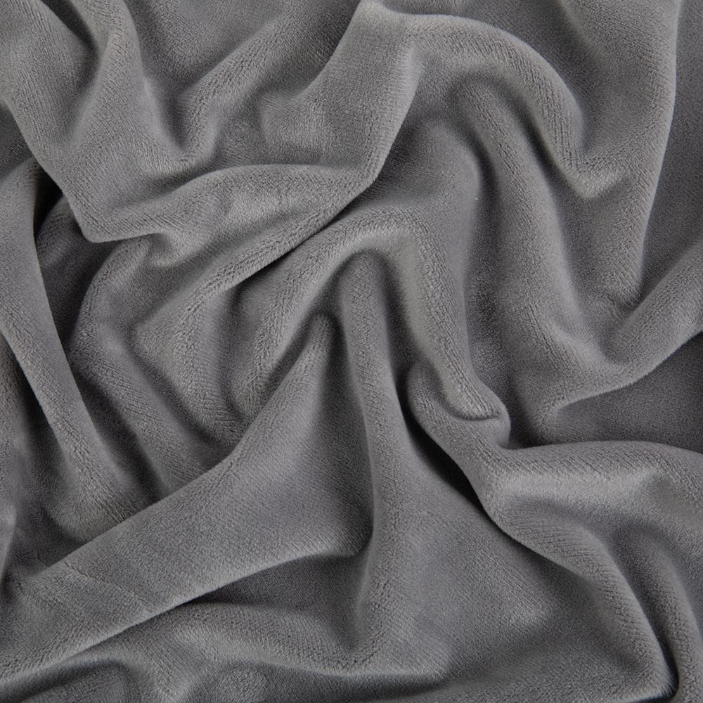 Велюр 240 г/м², 150х185±5 см, серый/grey, Gamma VELRN