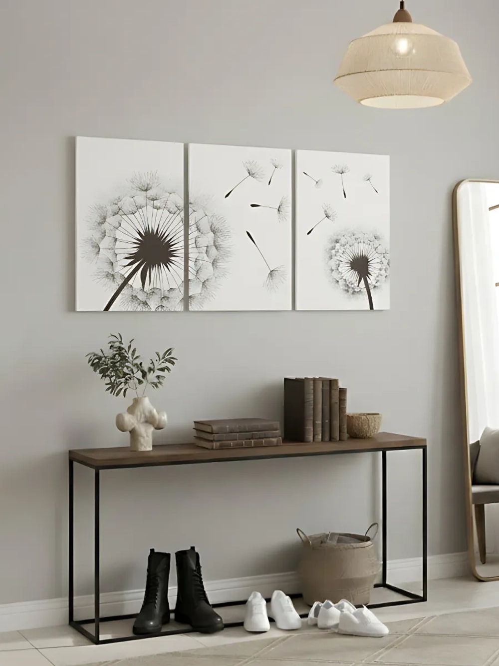 Картина на стену модульная 124x60см