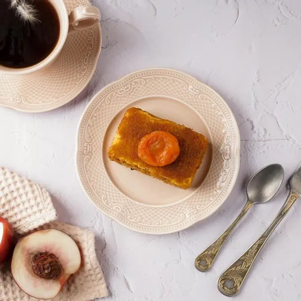 Тарелка d 18 см h2,3 см Aristocrat Peach Tea Noble [6]