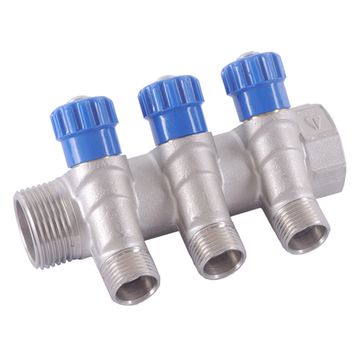 HLV. Коллектор  3 вых. 3/4" х 1/2"вн. р.