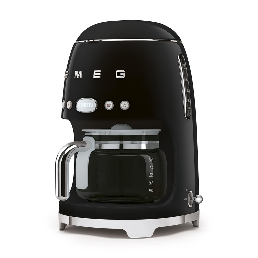 Кофеварка капельная Smeg Стиль 50-х годов черная