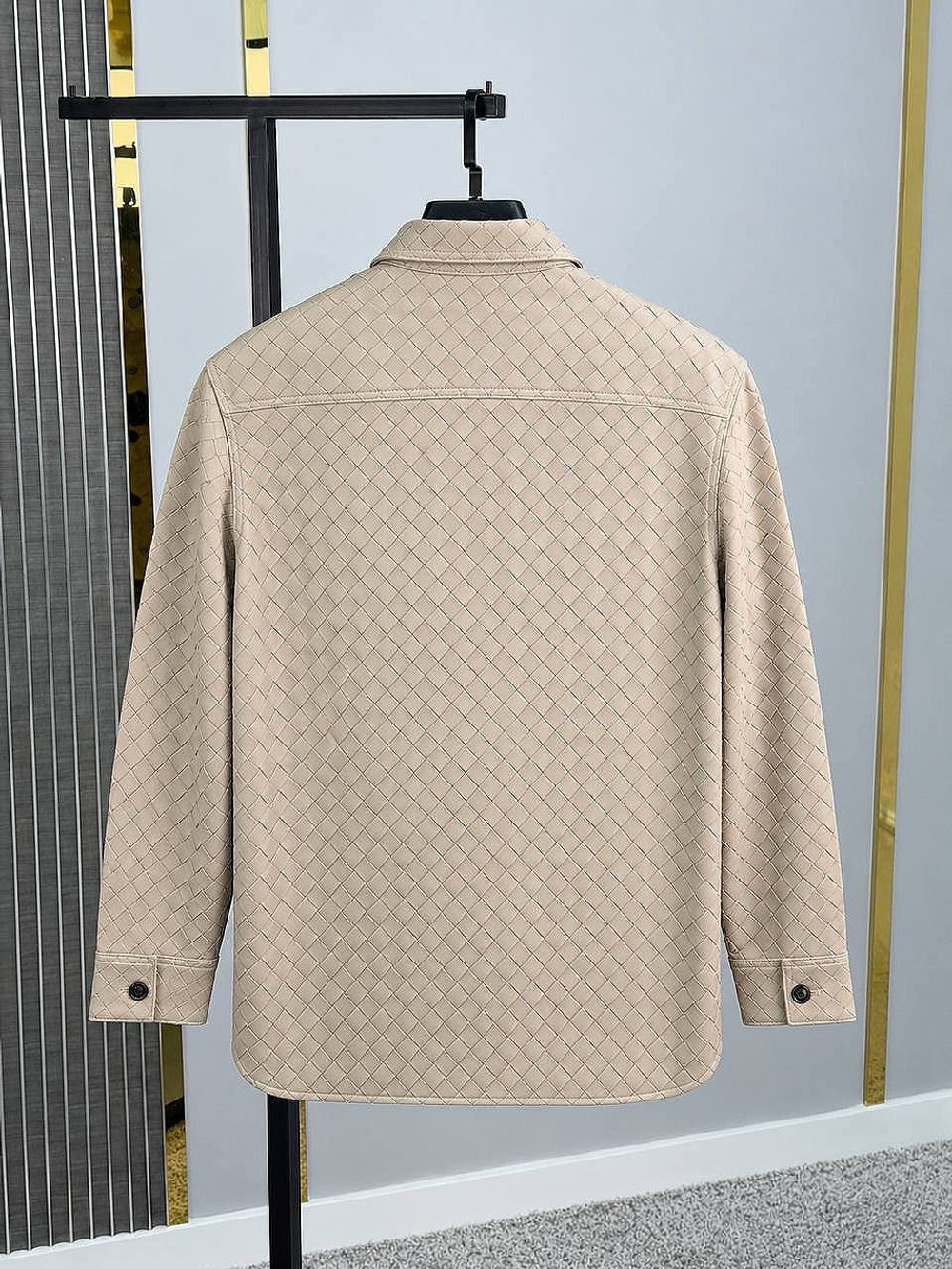 Кожаная рубашка Ermenegildo Zegna