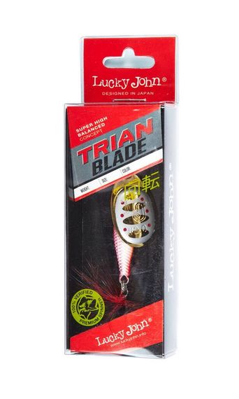 Блесна вращающаяся Lucky John TRIAN BLADE ROUND 09.0г 002