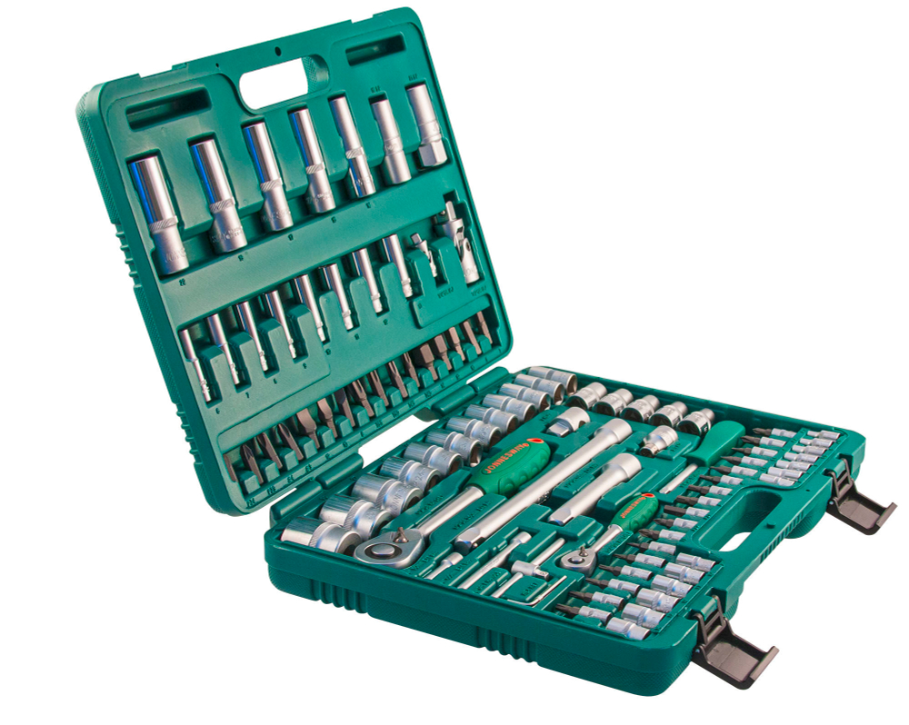 S04H52494S Набор инструмента универсальный 1/4", 1/2"DR, 94 предмета