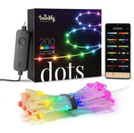 Гирлянда Twinkly Dots 200 RGB LED 10 м IP44 Wi-Fi Bluetooth Transparent