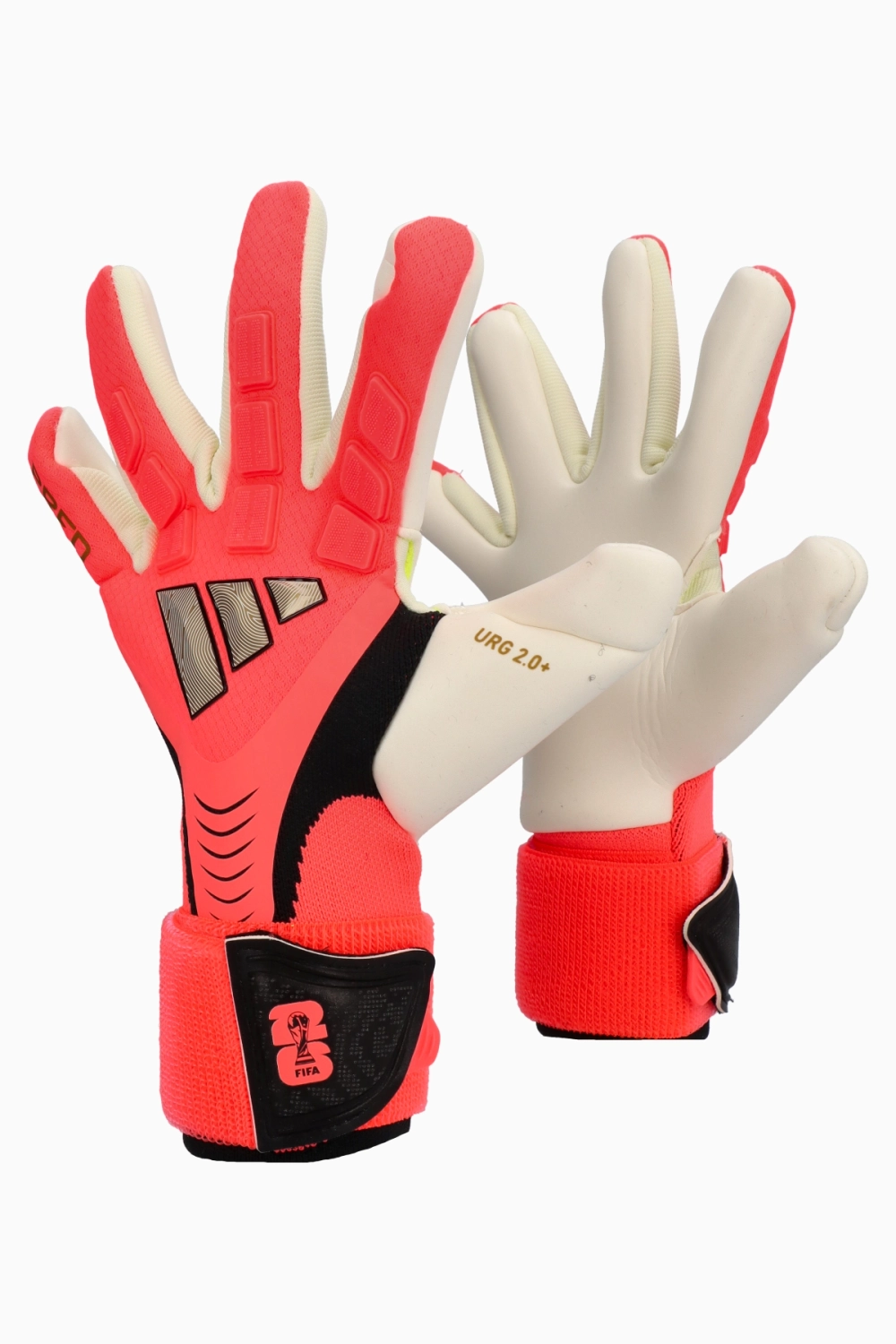 Вратарские перчатки adidas Predator Pro Strap - красный