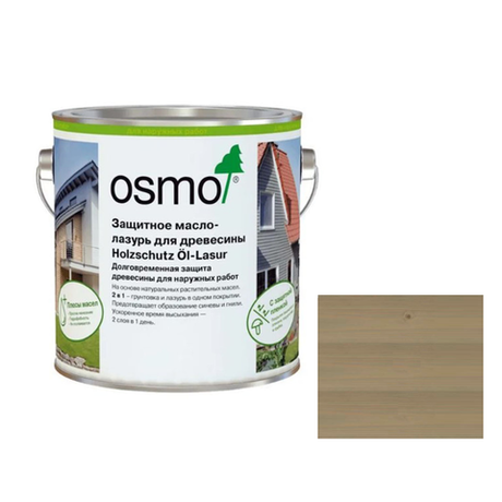 Защитное масло - лазурь для древесины OSMO Holzschutz Öl-Lasur 739 Серебристо-серое прозрачное 2,5 л для наружных работ 12200097