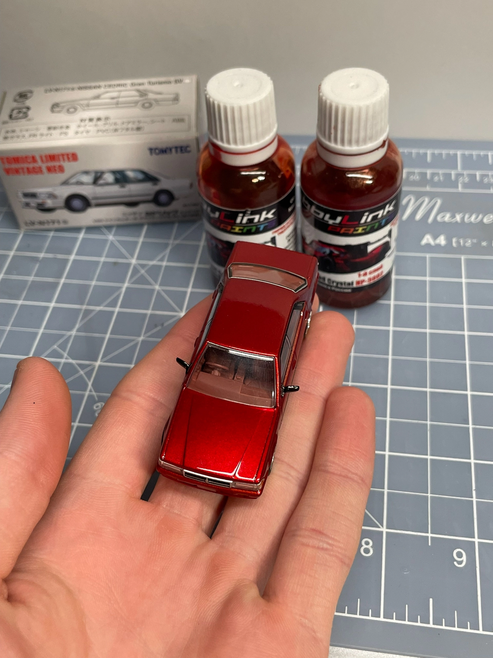 Краска лаковая HobbyLink Mazda Soul Red Crystal 2-х слойная HP-5602