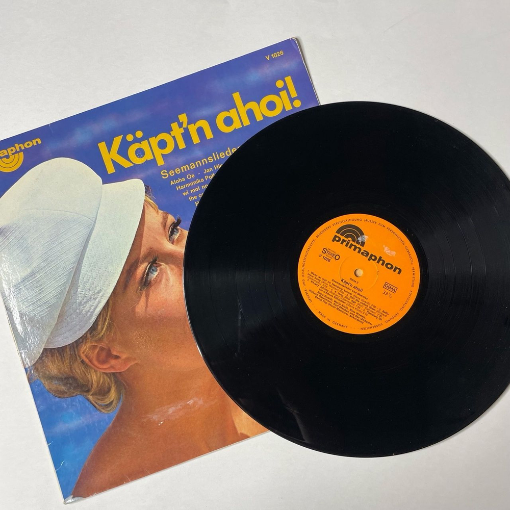 Винтажная виниловая пластинка LP Сборник Эстрады Kapt'n Ahoi (Germany 1970)