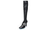 OFF-WHITE buckle-detail over-the-knee boots Women"s