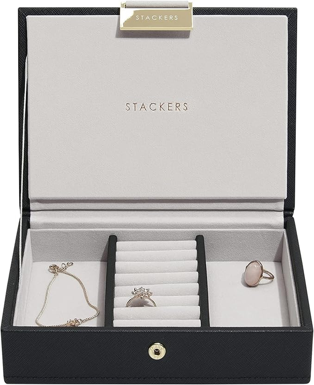 Органайзер для украшений Stackers Mini Box Lid (Black)
