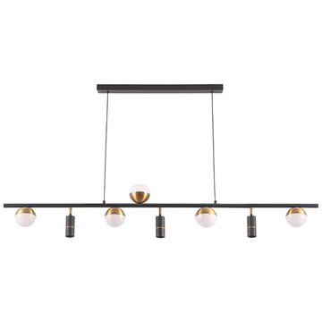 Подвесной светодиодный светильник CLT 047C8 L1400 BL-GO чёрный/золото Crystal Lux