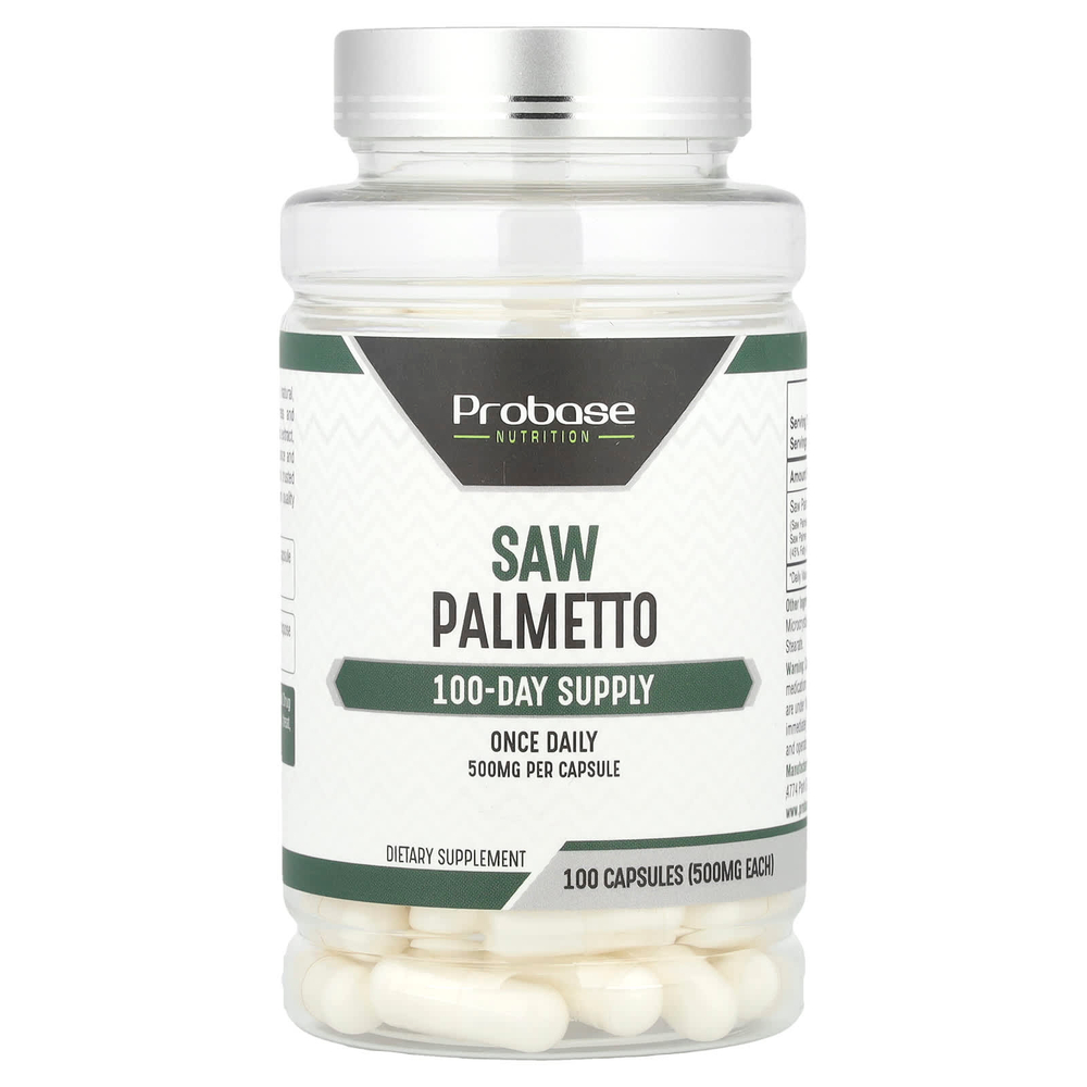 Probase Nutrition, Сереноа, 500 мг, 100 капсул