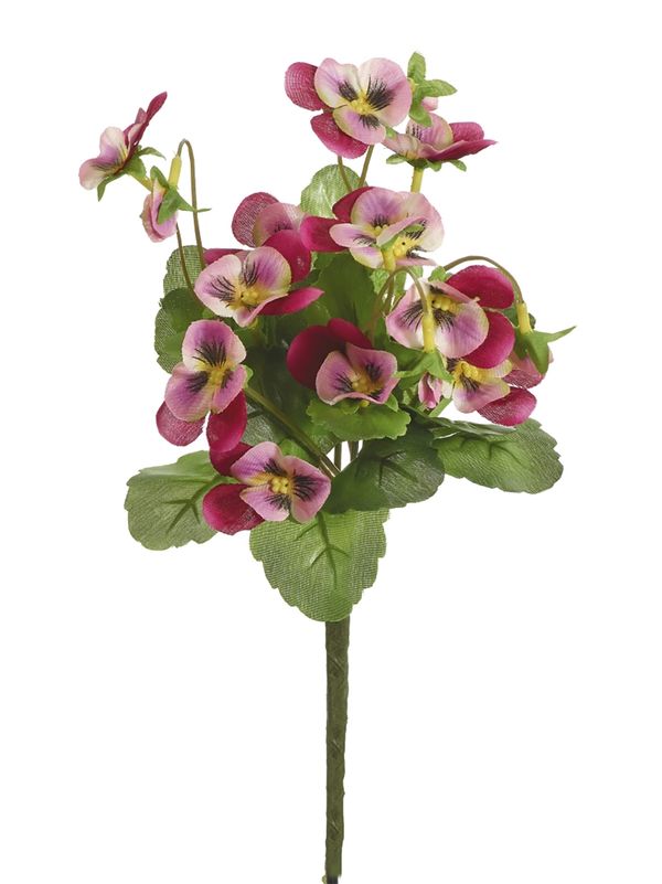 Веточка декоративная Fiebiger Floristik: Анютины глазки l=20 см