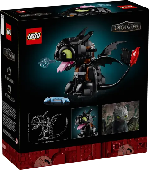 Конструктор LEGO Icons 10375 Как приручить дракона: Беззубик