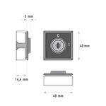 Переключатель QUAD QDNW.2P GENEMEK.