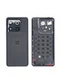 Задняя крышка для OnePlus 10R черная (Sierra Black) со стеклом камеры