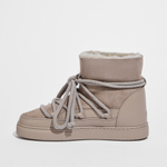 Высокие комбинированные кеды INUIKII Sneaker Classic Grey на меху