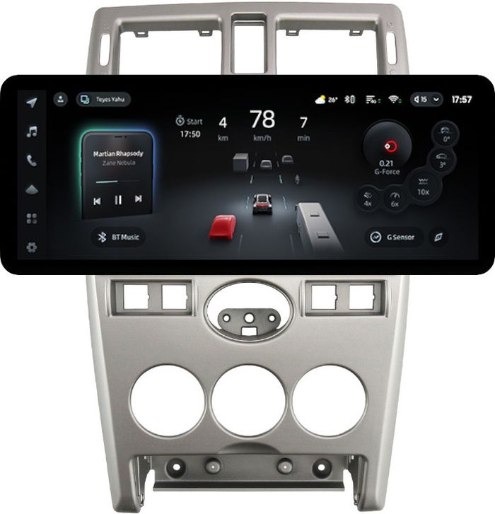 Магнитола для Lada Priora 2007-2013 (рамка серебро тип 2) - Teyes CC4PRO монитор 12.3" 2K QLED + рамка 9, Android 13, Быстрейшая, Snapdragon 778G, ИИ, CarPlay, DSP, 4G SIM-слот