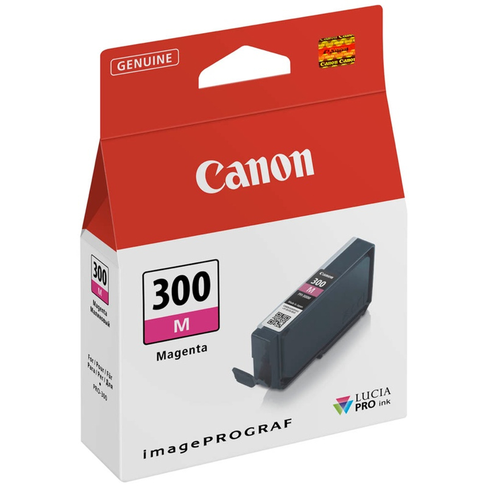 Картридж Canon PFI-300M для imagePROGRAF Pro-300, Magenta (14,4ml)