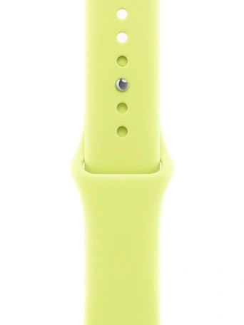 Умные часы Apple Watch S11 GPS 46 мм Silver Aluminium Case with Neon Yellow Sport Band - S/M
