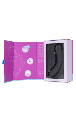Вакуум-волновой бесконтактный стимулятор клитора Satisfyer Curvy Trinity 4, чёрный