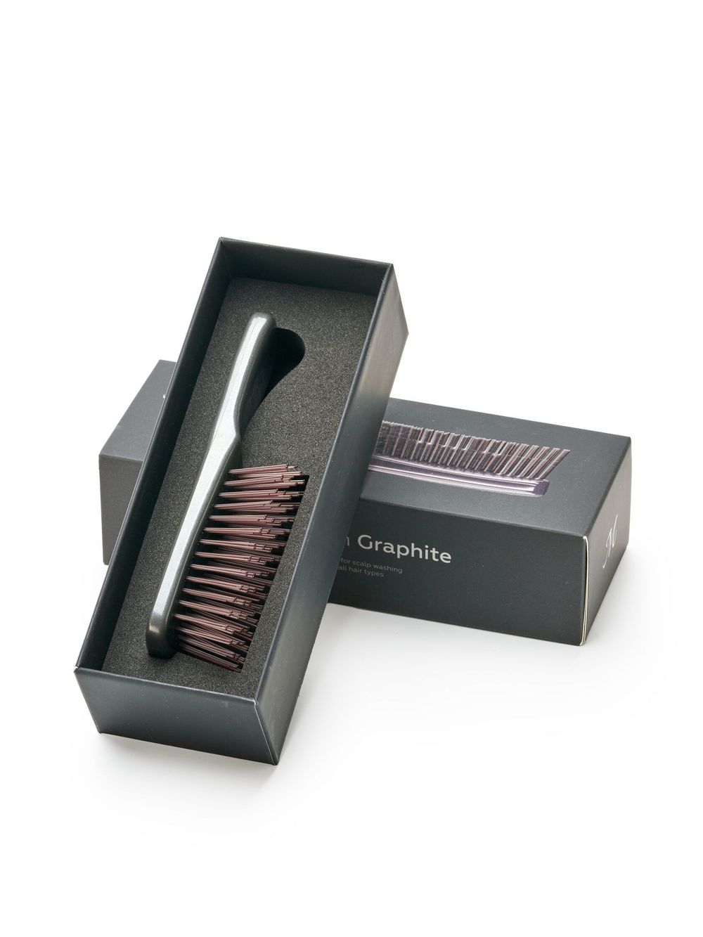 Расческа Majestic Scalp Brush графит (дорожная версия)