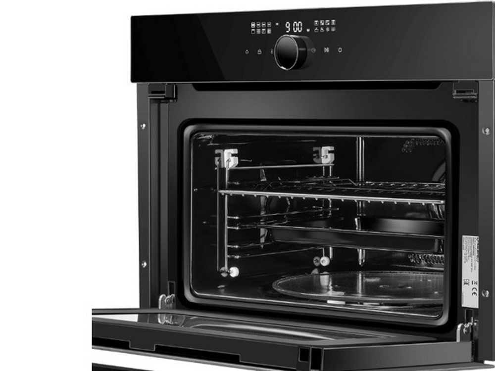 Духовой шкаф MAUNFELD XCMO4418GB Glossy компактный с СВЧ