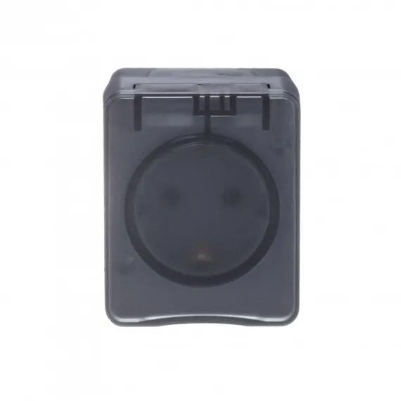 Розетка с крышкой IP54 Systeme Electric AtlasDesign Profi54 Антрацит ATN544045