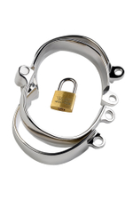 Наручники Toyfa Metal серебристые 11,2 см
