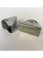 Опора роликовая 302 с резиновым колесом D28, 2 шт