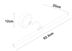 Подсветка декоративная Arte Lamp Sol A7912AP-1BK