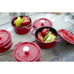 Le Creuset Мини-кокотница 10см кремовая 71901107160100