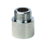 Удлинитель резьбовой STOUT SFT 0002 - 1/2" длина 20 мм (ВР/НР, латунь хромированная)