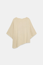 ТОП В СТИЛЕ РУСТИК С КОРОТКИМИ РУКАВАМИ — ZARA