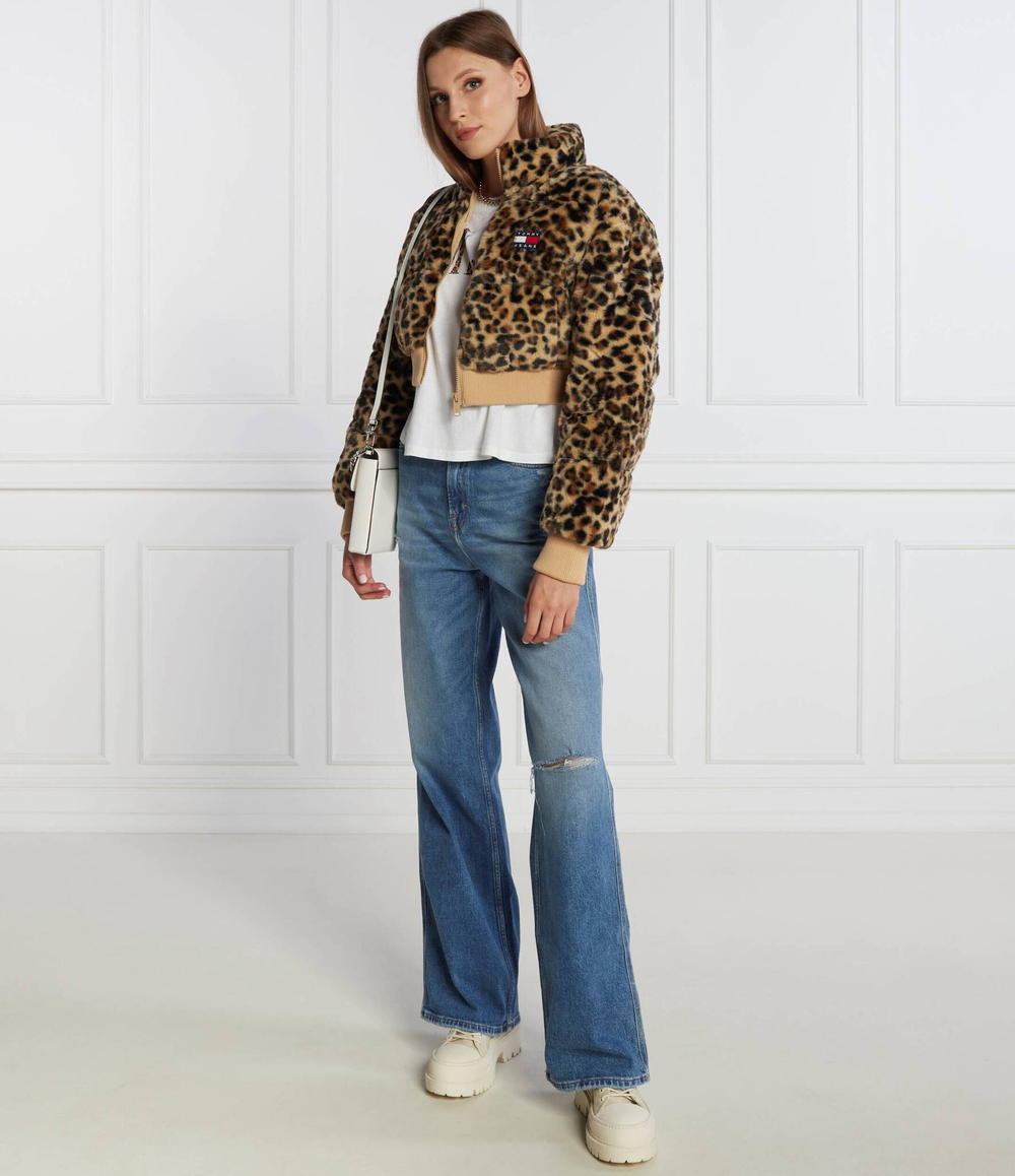 Куртка LEO FAUX Tommy Jeans - коричневый(DW0DW16583)