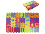 Коврик-пазл (детский) (15x15x0,8 см) Изучаем буквы (36 шт.) в слюде (AN03071)
