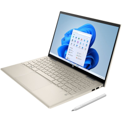 Ноутбук 14" HP Pavilion x360 14t-dy100 Core i7 1195G7/16Gb/512Gb SSD/14" FullHD Touch/Win11 Золотой (436TOAV)