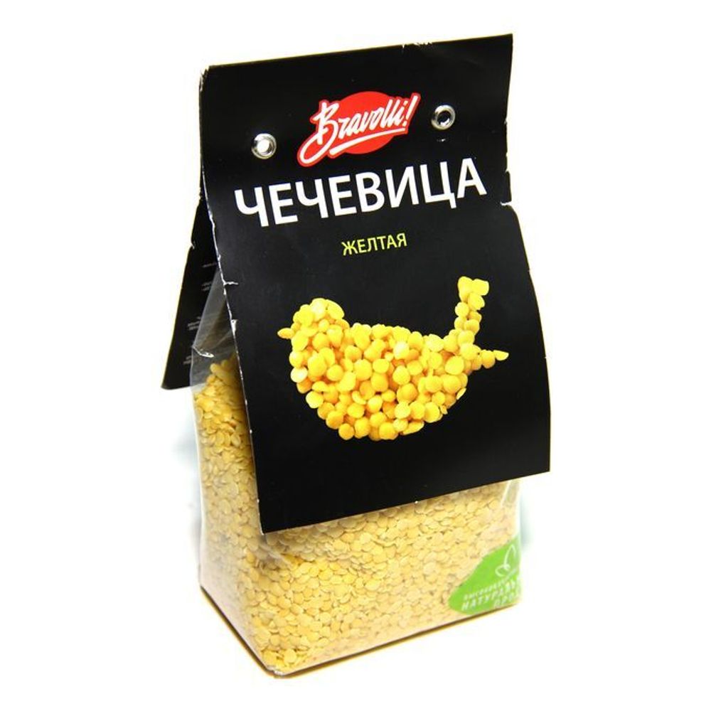 Чечевица желтая Bravolli! 350г