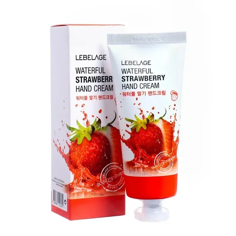 LEBELAGE - Крем для рук с экстрактом клубники WATERFUL STRAWBERRY HAND CREAM