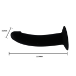 Женский страпон 15см на эластичных ремнях Baile Ultra Harness Les Dildo BW-022052