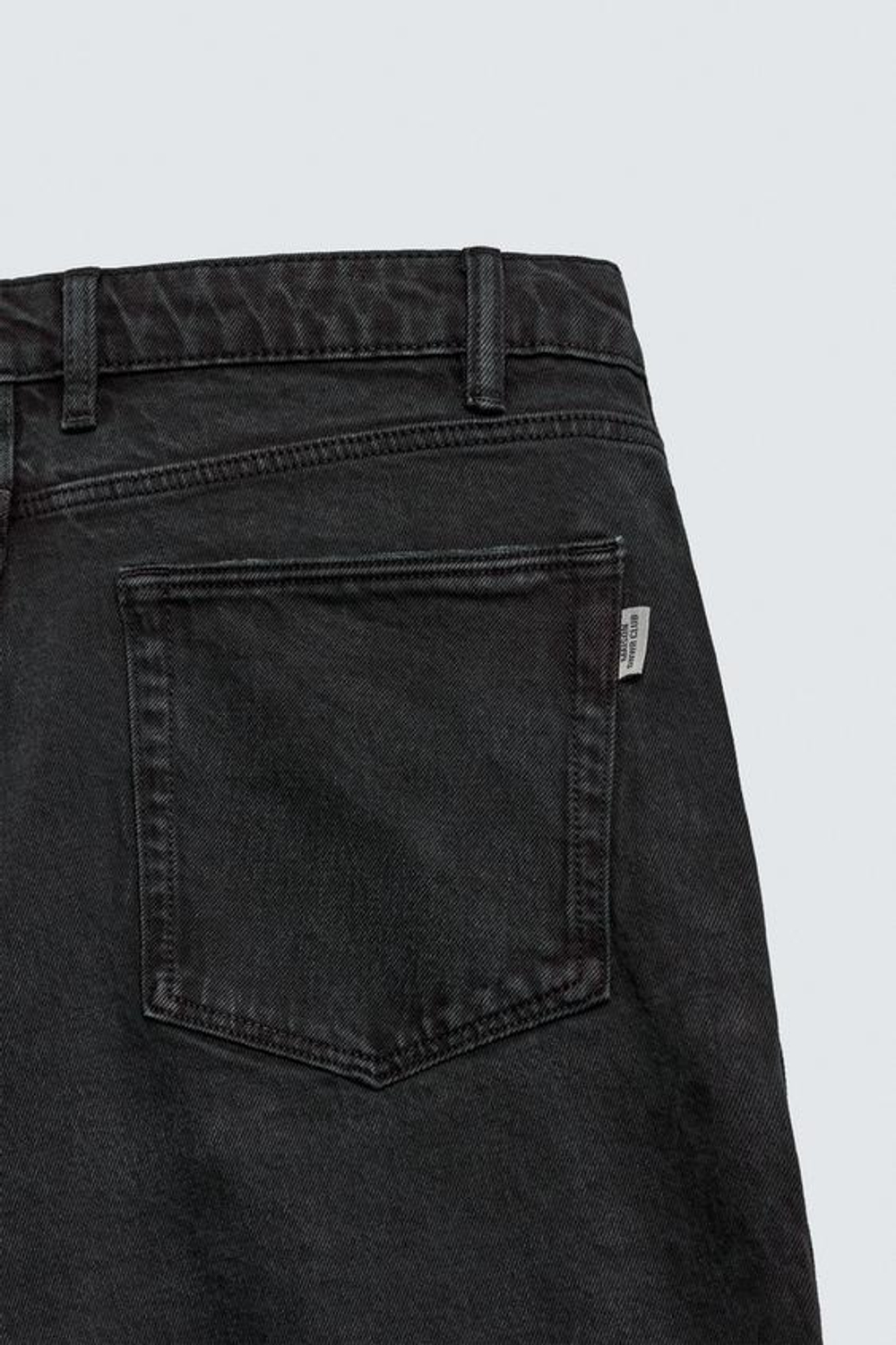 ZARA ШОРТЫ КАРГО СВОБОДНОГО КРОЯ, ЧЕРНЫЙ
