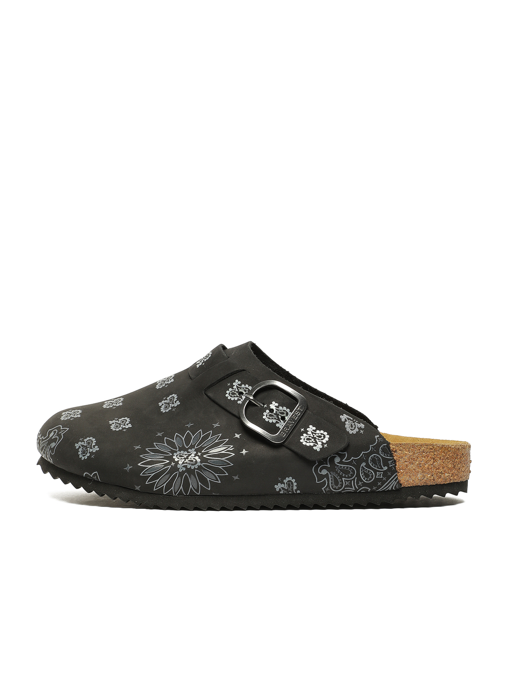Мужские Клоги Black Paisley Suede